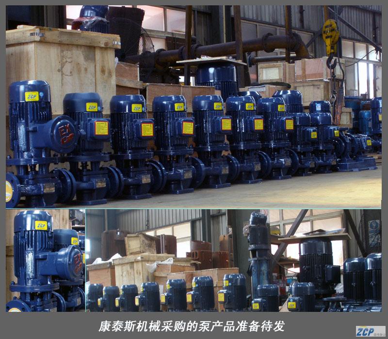 康泰斯機(jī)械向我廠(chǎng)訂購(gòu)一批管道泵